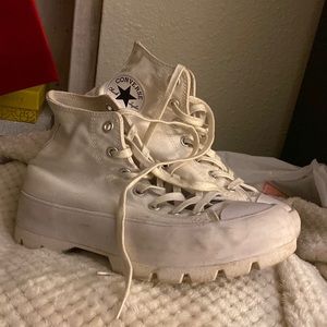 White lugged converse